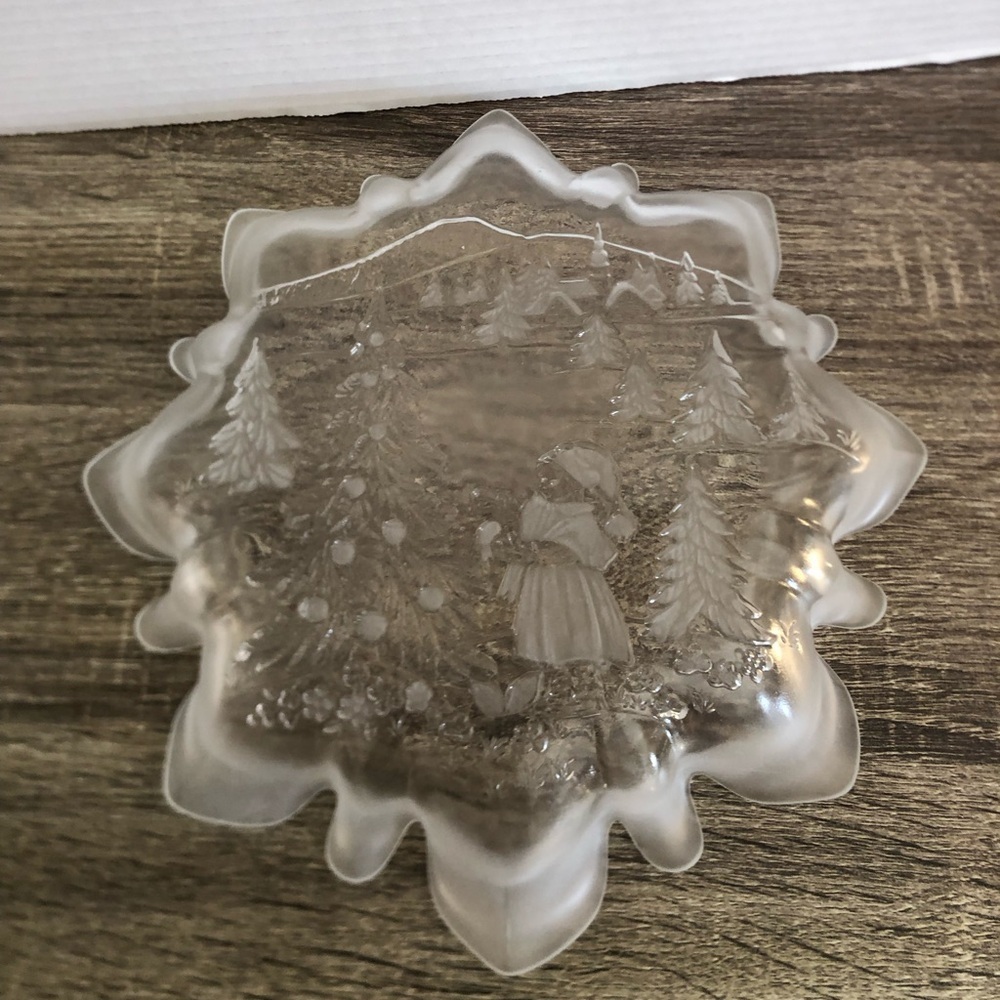 Vtg Mikasa Winter Scene Platter - Picture 8 of 10
